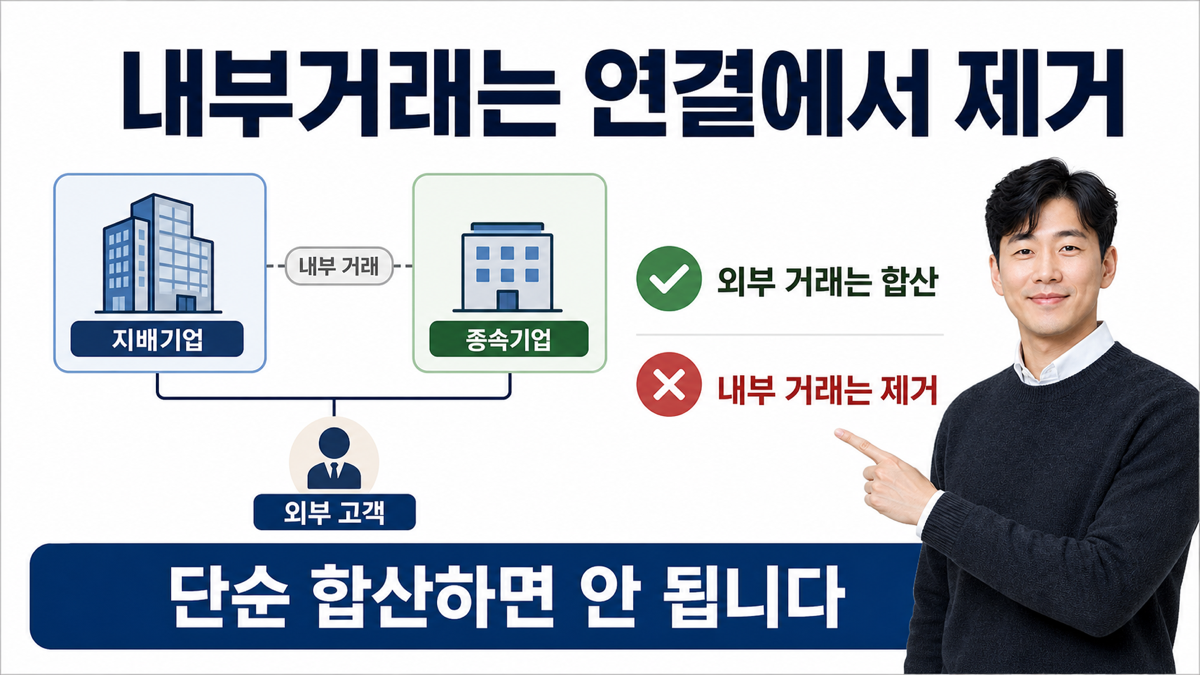 기업집단 전체의 성과는 연결재무제표를 먼저 보고 지배기업 자체와 투자자산은 별도재무제표를 함께 보는 카드뉴스